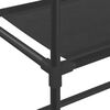 vidaXL 2-Tier Storage Rack over Toilet Black 56x30x170 cm Iron