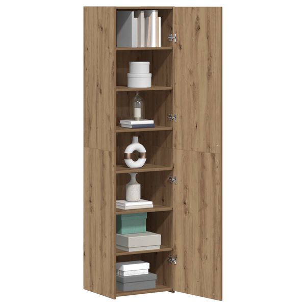 vidaXL Highboard 2 pcs Artisan Oak 45 x 42.5 x 185 cm