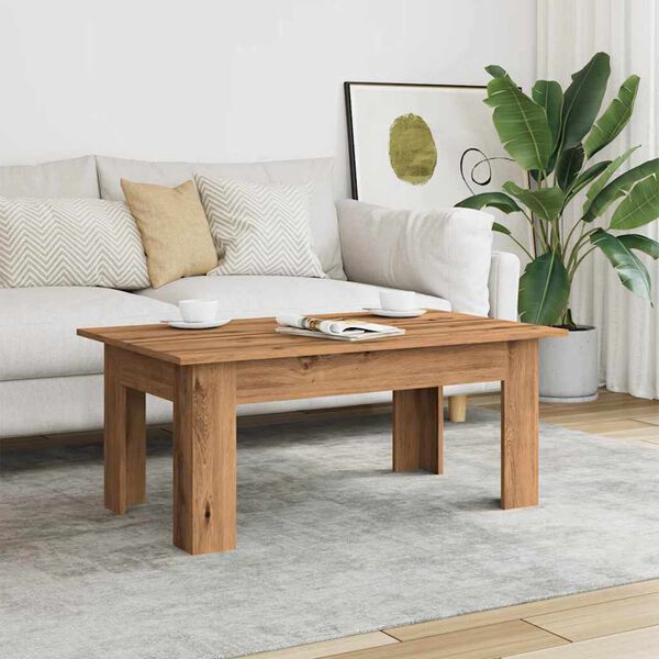 vidaXL Coffee Table Artisan Oak 100x60x42 cm Engineered Wood
