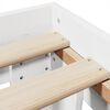 vidaXL Bed Frame without Mattress White 140x200 cm Solid Wood Pine