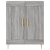 vidaXL Highboard Grey Sonoma 69.5x34x180 cm Engineered Wood