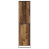 vidaXL Warderobe 2 pcs Old Wood 50 x 50 x 200 cm Engineered Wood