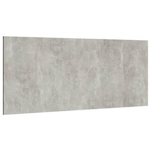vidaXL Bed Headboard Concrete Grey 200x1.5x80 cm Engineered Wood