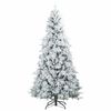 vidaXL Artificial Hinged Christmas Tree Green 240 cm PE and PVC