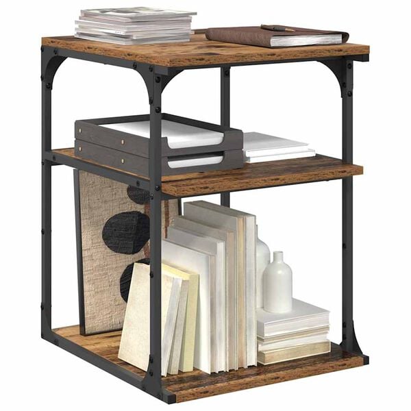 vidaXL Printer Stand Old Wood 43 x 48 x 64 cm Engineered Wood