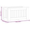 vidaXL Raised Bed 100x50x50 cm Impregnated