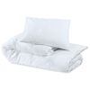 vidaXL Duvet Cover Set White 140x200 cm Cotton