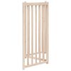 vidaXL Dog Gate Foldable 3 Panels 150 cm Solid Wood Fir