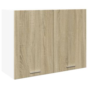 vidaXL Hanging Cabinet "Lyon" Sonoma Oak 80x31x60 cm Engineered Wood