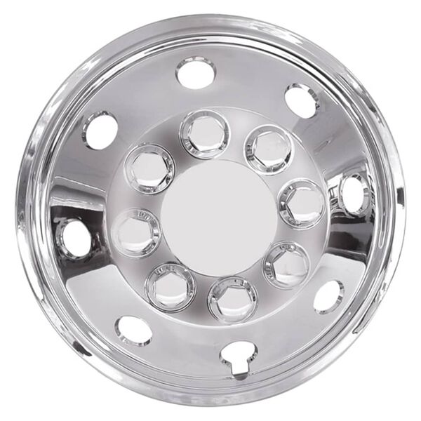 Carpoint Wheel Trim Set Spherical 41 cm Chrome