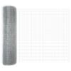 vidaXL Fence with Posts Silver 0.5 x 100 m Steel