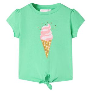vidaXL Kids' T-shirt Light Green 104