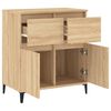vidaXL Sideboard Sonoma Oak 60x35x70 cm Engineered Wood
