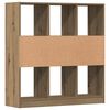 vidaXL Book Cabinet Artisan Oak 97.5x29.5x100 cm Engineered Wood