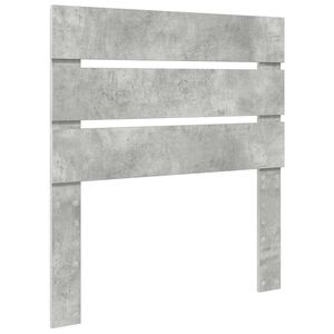 vidaXL Headboard Concrete Grey 75 cm Engineered Wood