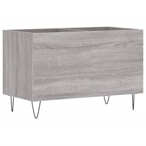 vidaXL Record Cabinet Grey Sonoma 74,5x38x48 cm Engineered Wood