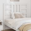 vidaXL Bed Headboard White 106x4x100 cm Solid Wood Pine