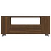 vidaXL TV Cabinet Brown Oak 120x35x48 cm Engineered Wood