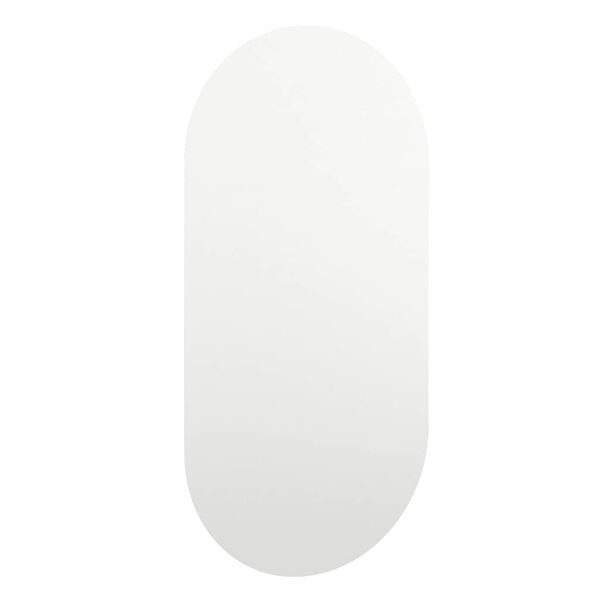 vidaXL Mirror with LED Lights 60x30 cm Glass Oval