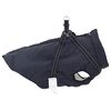 vidaXL Dog Coat with Harness Navy Blue L52 Fleece and Polyester