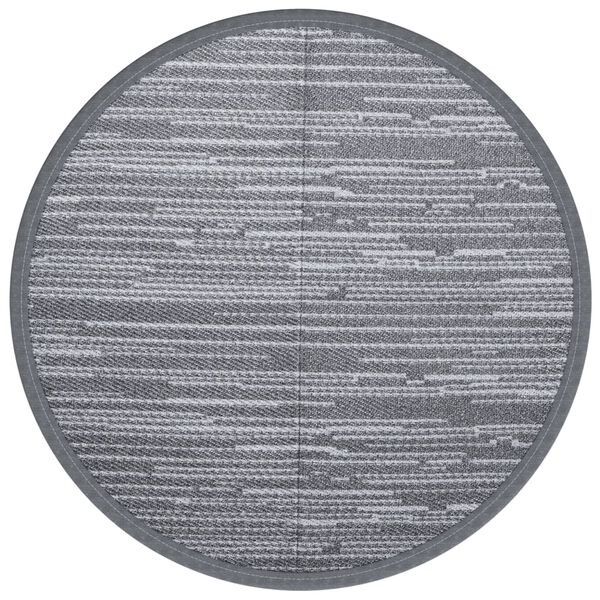 vidaXL Outdoor Carpet ARAKIL Grey &Oslash;160 cm PP