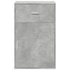 vidaXL Storage Cabinet Concrete Grey 56.5x39x90 cm Engineered Wood