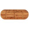 vidaXL Table Top 140x50x2.5 cm Oval Solid Wood Acacia