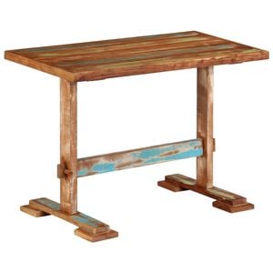 vidaXL Dining Table 110x55x78 cm Solid Wood Reclaimed