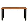 vidaXL Garden Table with U-shaped Legs 160x80x75 cm Solid Acacia Wood