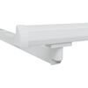 vidaXL Awning Frame White 2.5 x 2 m Powder-coated steel and aluminium