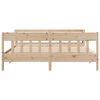 vidaXL Bed Frame without Mattress 180x200 cm Super King Solid Wood Pine