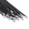 vidaXL Cable Tie 25 pcs 4.6 x 700 mm Black