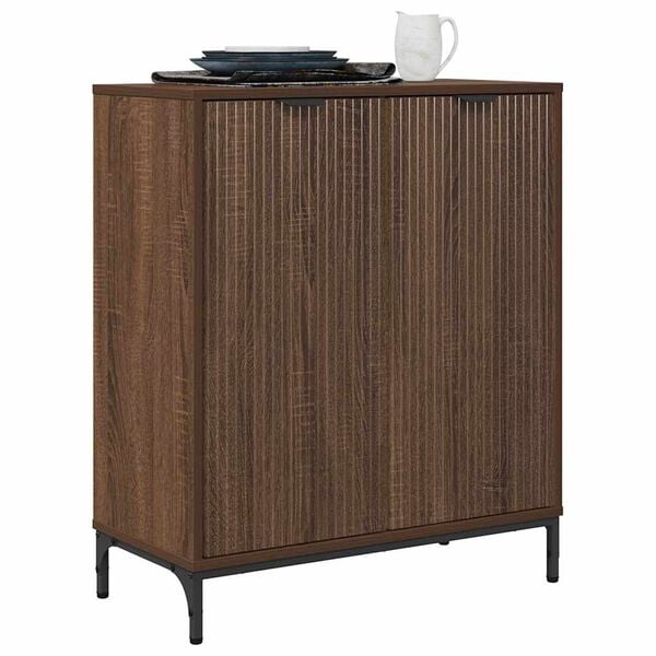 vidaXL Sideboard Brown Oak 69.5 x 33 x 82 cm Engineered Wood