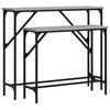 vidaXL Console Tables 2 pcs Grey Sonoma Engineered Wood