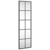 vidaXL Wall Mirror Black 30x100 cm Rectangle Iron