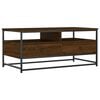 vidaXL Coffee Table Brown Oak 100x51x45 cm Engineered Wood