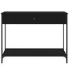 vidaXL Console Table Black 100x34.5x75 cm Engineered Wood