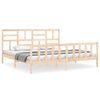 vidaXL Bed Frame without Mattress Super King Size Solid Wood Pine
