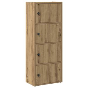vidaXL Bookcase Artisan Oak 40x24x102 cm Engineered Wood