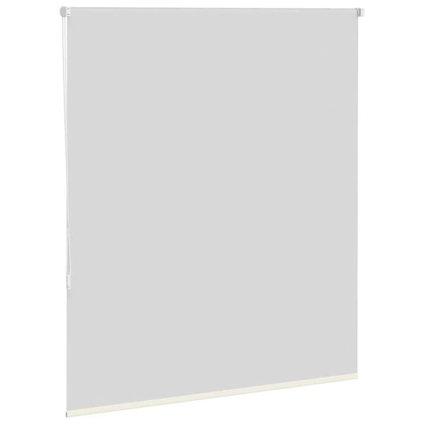 vidaXL Roller Blind Blackout Off White 140x150 cm Fabric Width 136.6 cm Polyester
