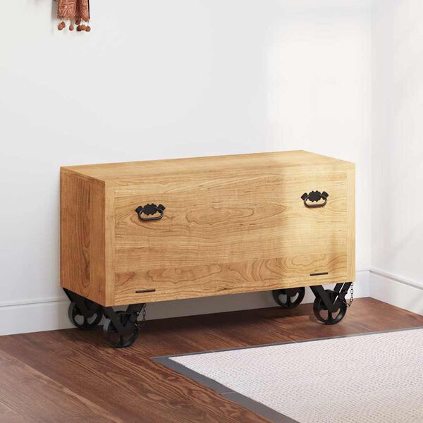 vidaXL Shoe Cabinet 86x35x55 cm Solid Mango Wood