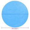 vidaXL Pool Cover Blue 210 cm PE