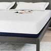 vidaXL Mattress White and Blue 180 x 200 cm Gel-Infused Foam