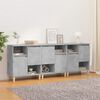 vidaXL Sideboards 3 pcs Concrete Grey 60x35x70 cm Engineered Wood