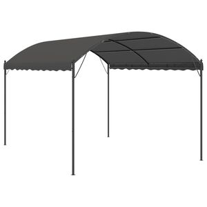 vidaXL Canopy | Anthracite and black | Steel | Large | Durable | Canopy