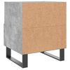 vidaXL Bedside Cabinet Concrete Grey 40x35x47.5 cm Engineered Wood