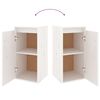 vidaXL TV Cabinets 6 pcs White Solid Wood Pine