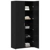 vidaXL Highboard 2 pcs Black Oak 80 x 42 x 185 cm