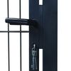 vidaXL Fence Gate Steel 106x248 cm Anthracite