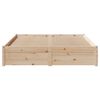 vidaXL Bed Frame without Mattress 140x200 cm Solid Wood Pine